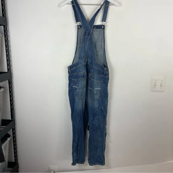 American Eagle Overalls Jeans Womens 90's Boyfriend Casual Size Small