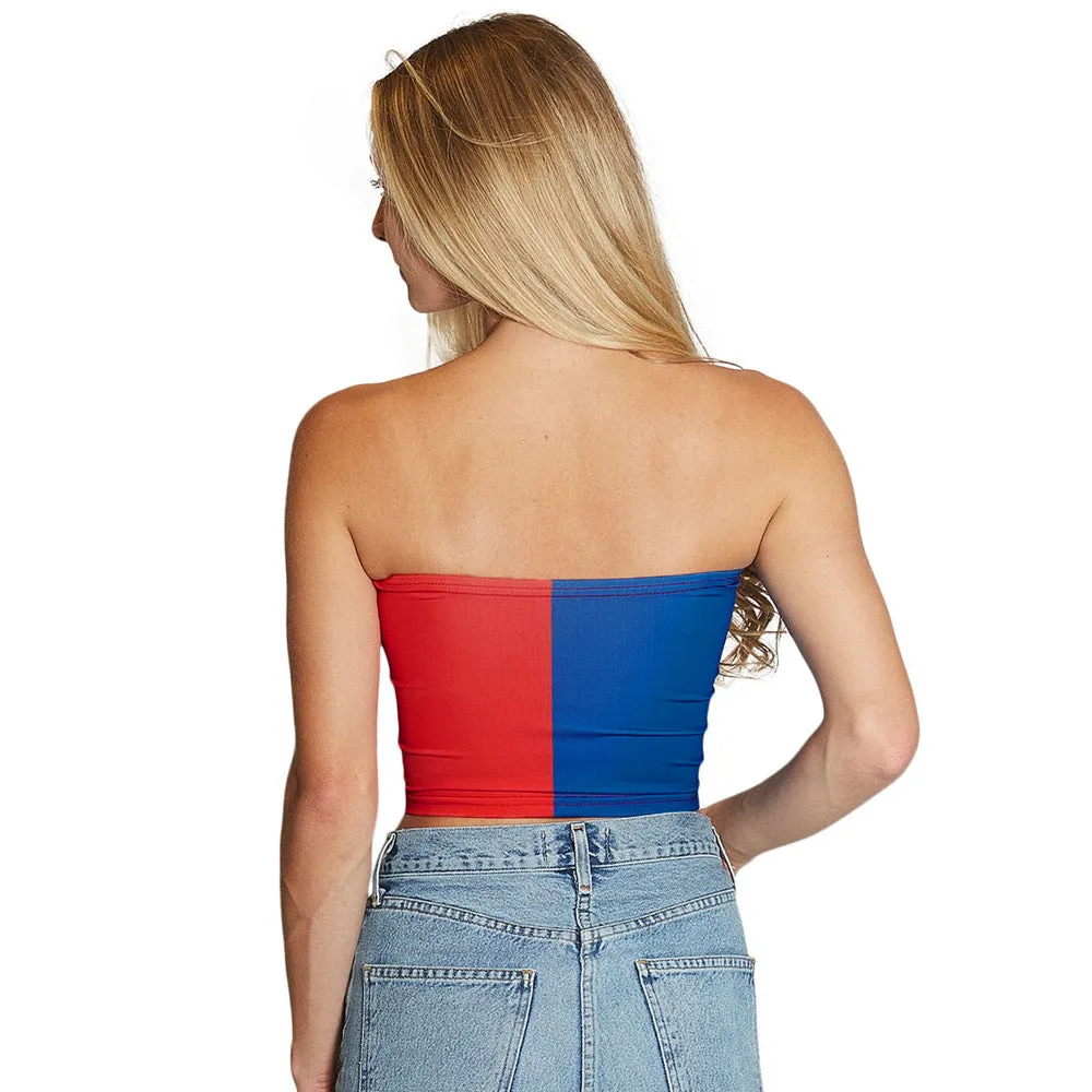 American University Two Tone Tube Top