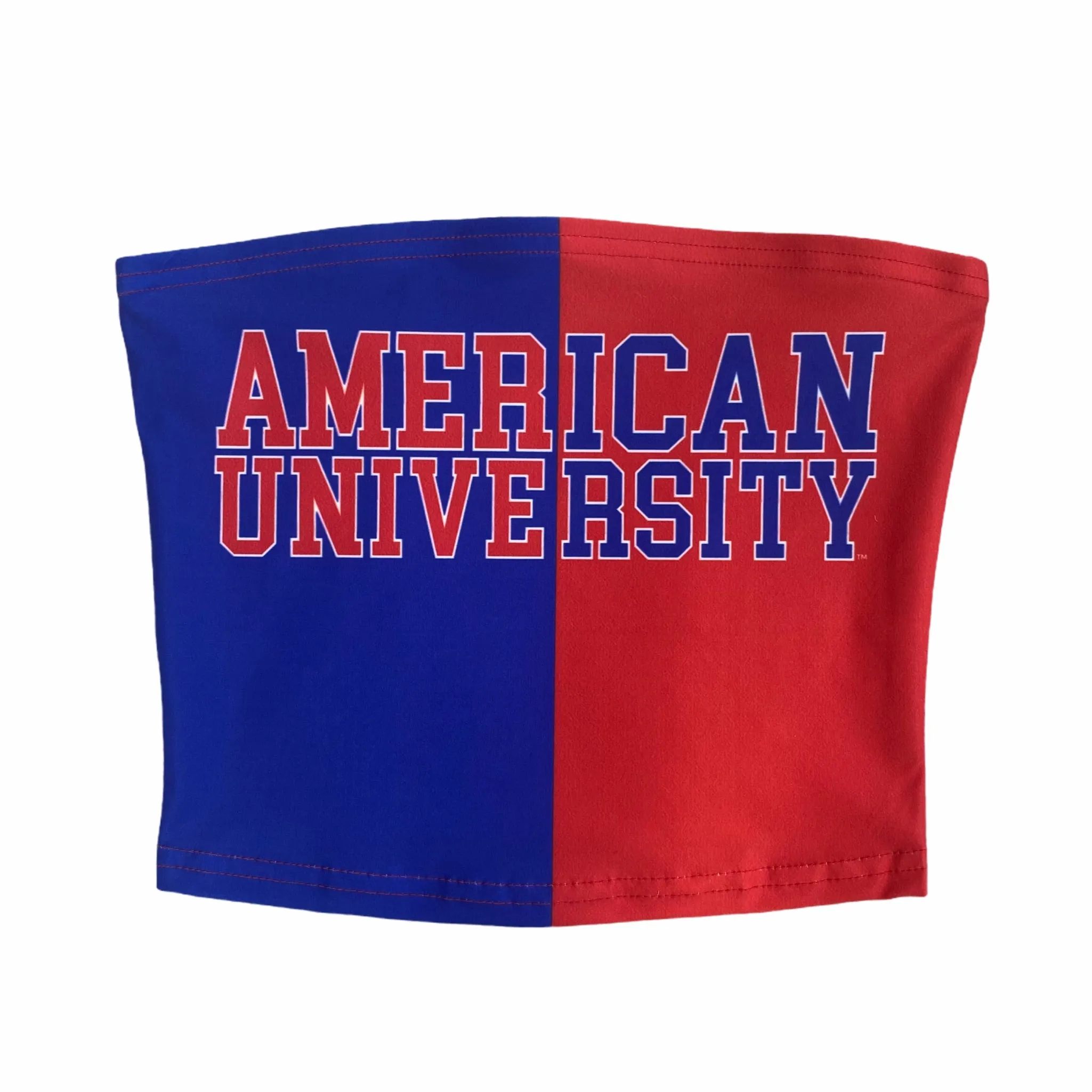 American University Two Tone Tube Top