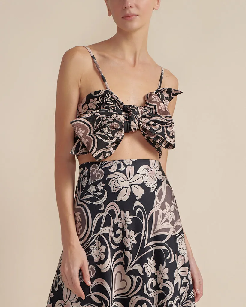Amorio Crop Top Amorio Black