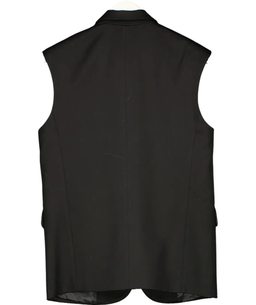 Anine Bing Black Tay Wool Vest UK XS