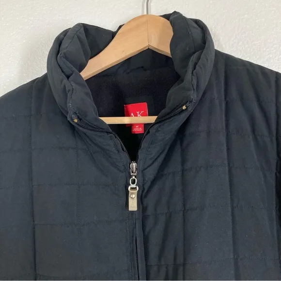 Anne Klein Puffer Black Jacket Thermolite plus insulation Size M