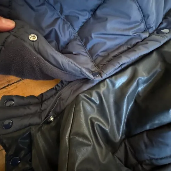 A.P.C. Rue Madame Paris Navy Puffer Coat