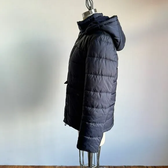A.P.C. Rue Madame Paris Navy Puffer Coat