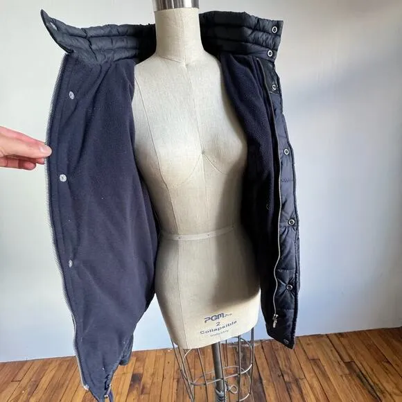 A.P.C. Rue Madame Paris Navy Puffer Coat