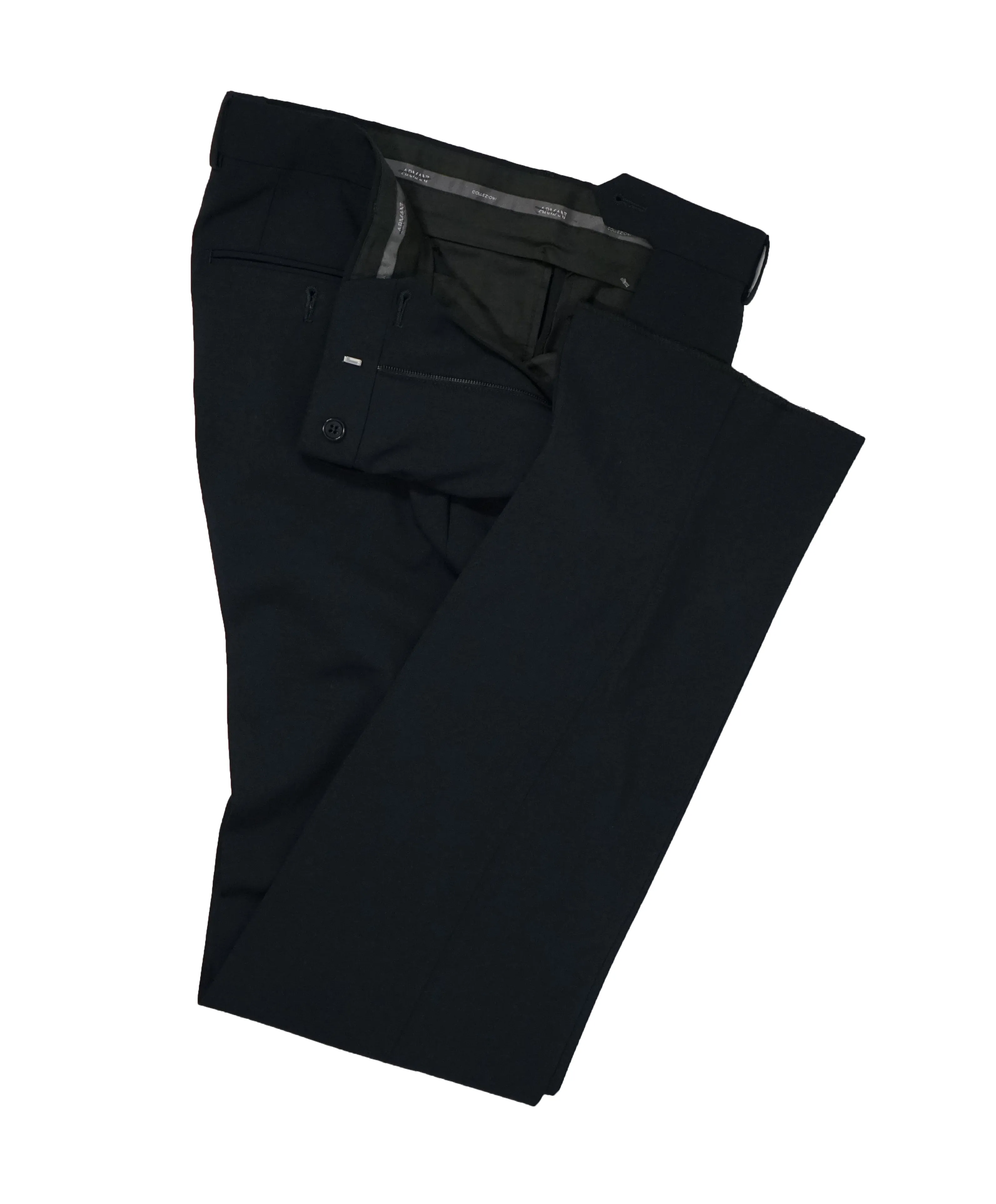 ARMANI COLLEZIONI - “G Line” Solid Navy Suit - 36R