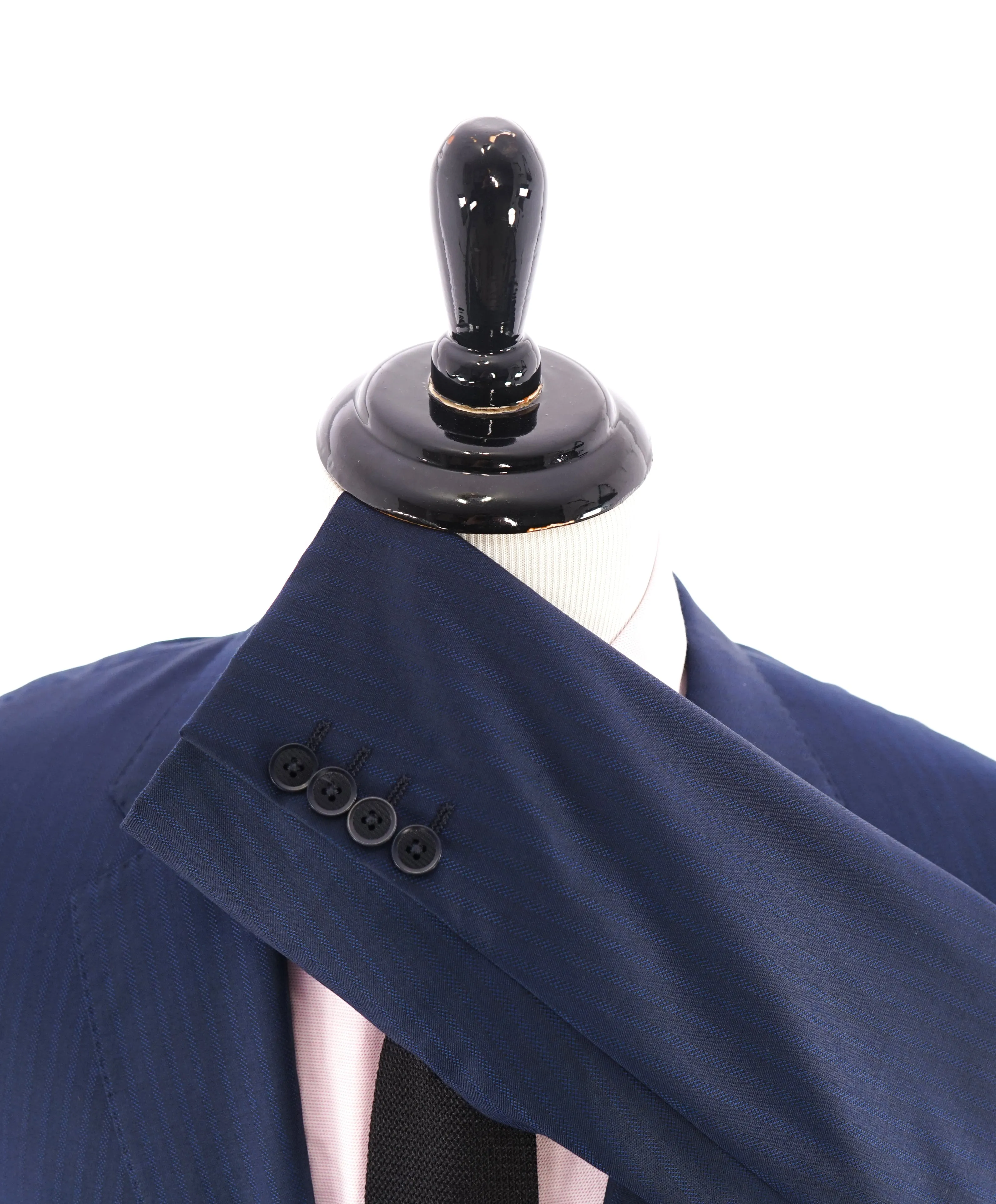 ARMANI COLLEZIONI - Tonal Royal Blue Textured Suit "G Line " -  44R