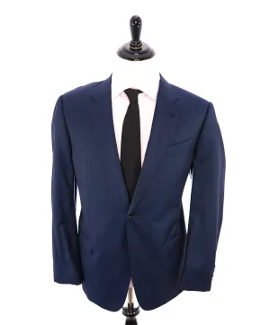 ARMANI COLLEZIONI - Tonal Royal Blue Textured Suit "G Line " -  44R