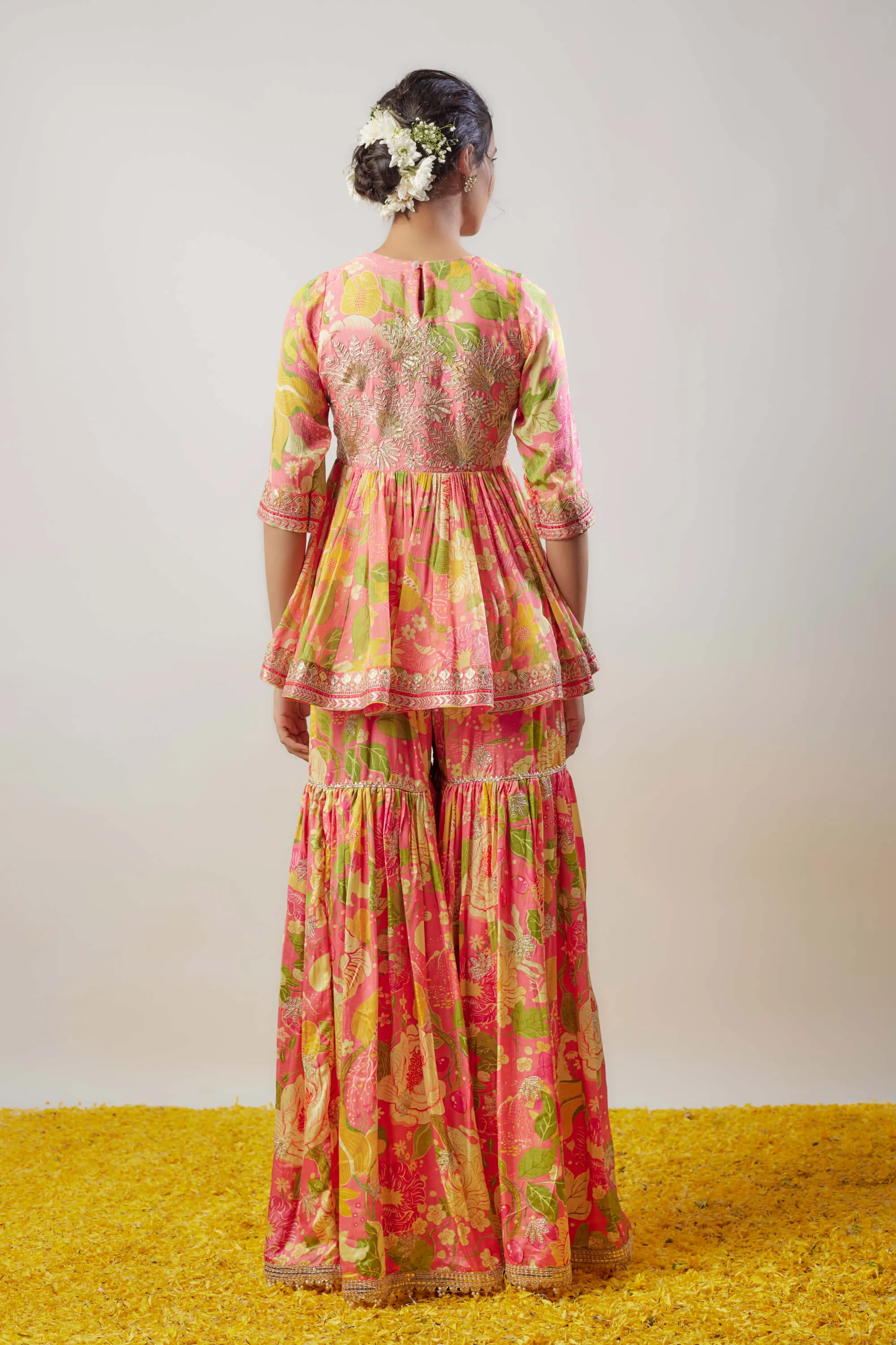Asmita pink sharara set