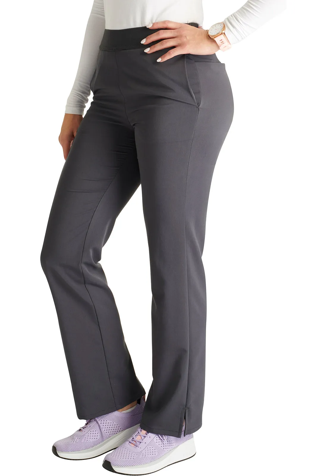 Atmos CK136A Mid Rise Pull-on Straight Leg Pants Pewter