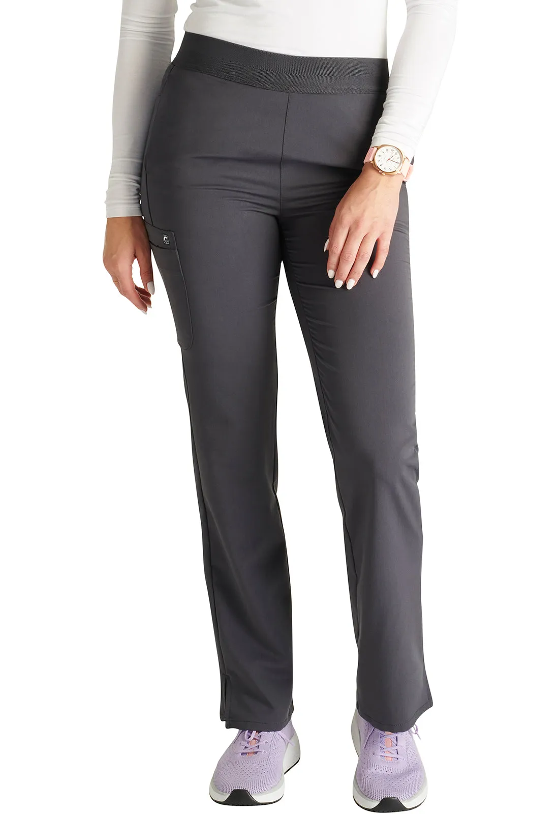 Atmos CK136A Mid Rise Pull-on Straight Leg Pants Pewter