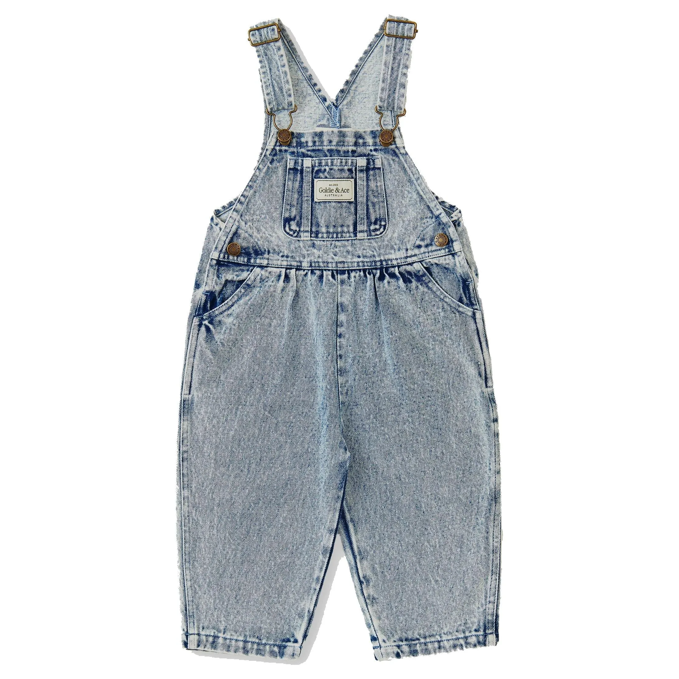 Austin Vintage Light Washed Overalls