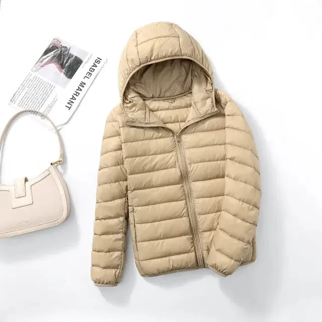 Avencea - The New Ultralight, Packable Down Coats with Hood