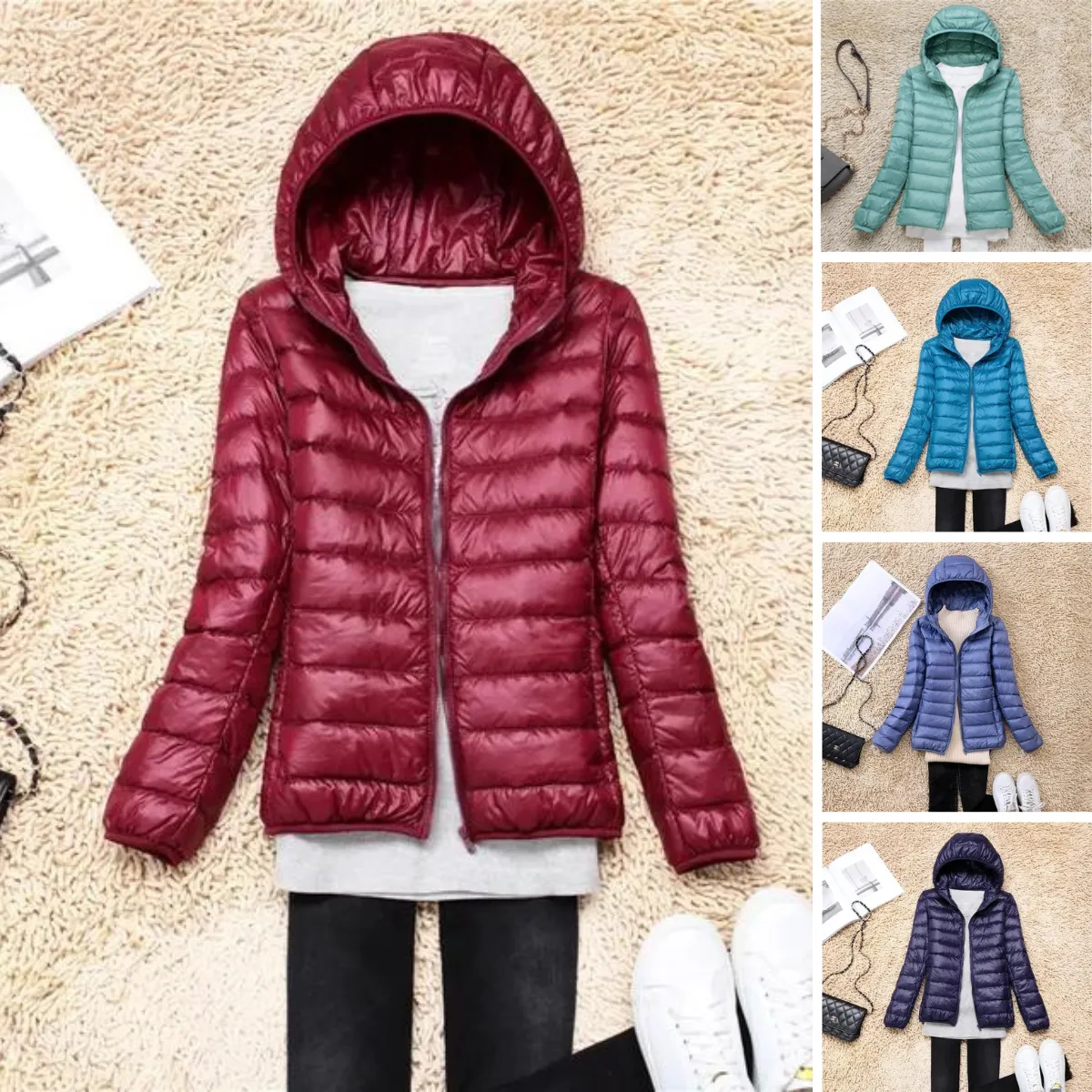 Avencea - The New Ultralight, Packable Down Coats with Hood