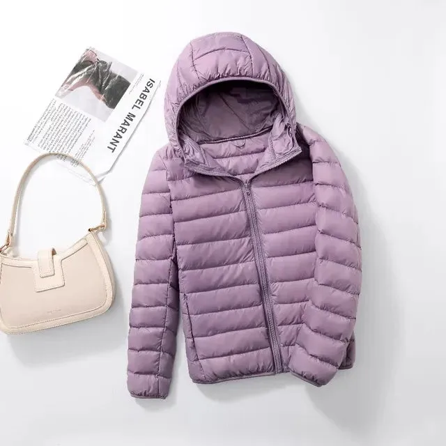 Avencea - The New Ultralight, Packable Down Coats with Hood