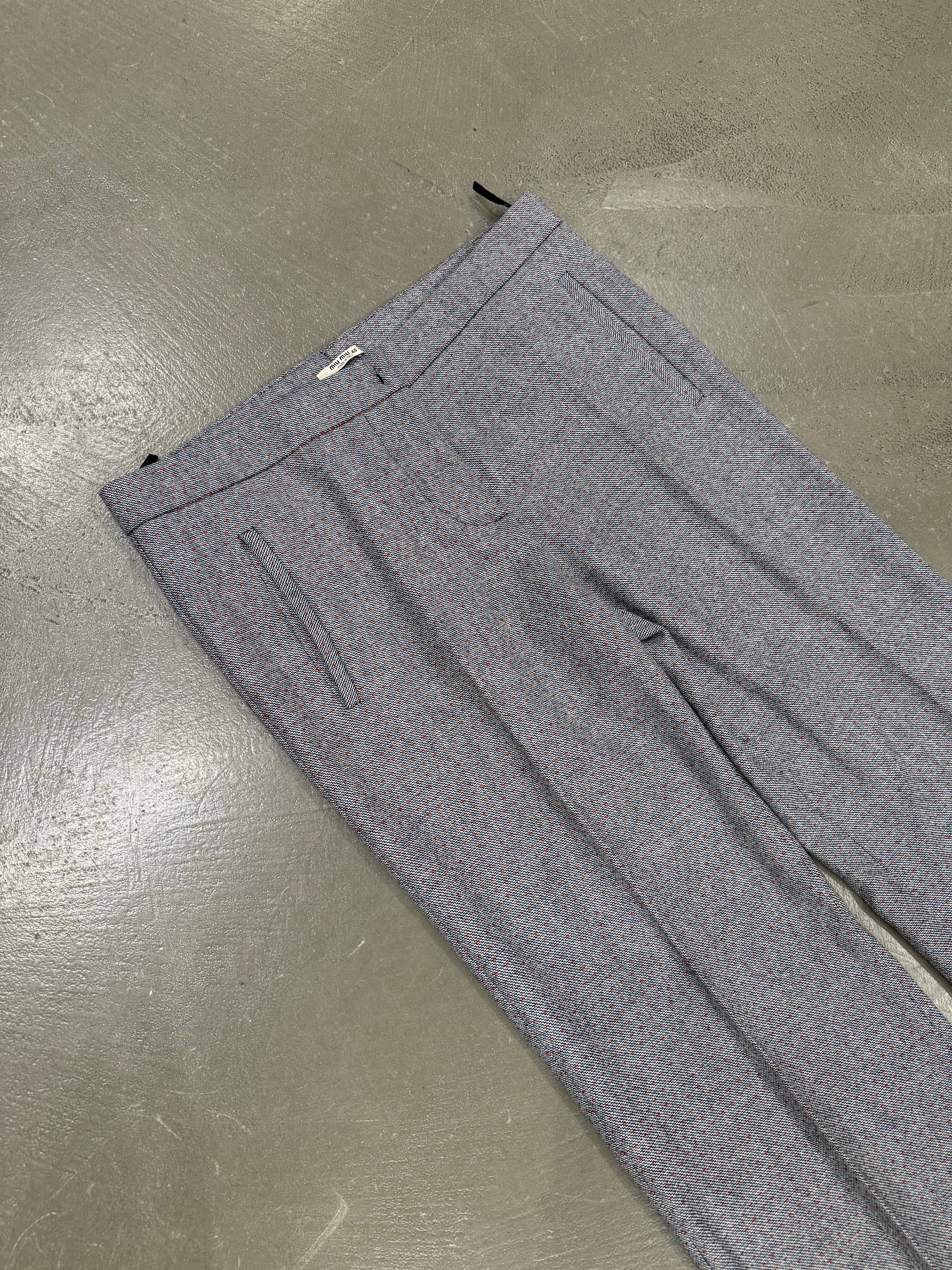 A/W 2008 Miu Miu wool suit pants