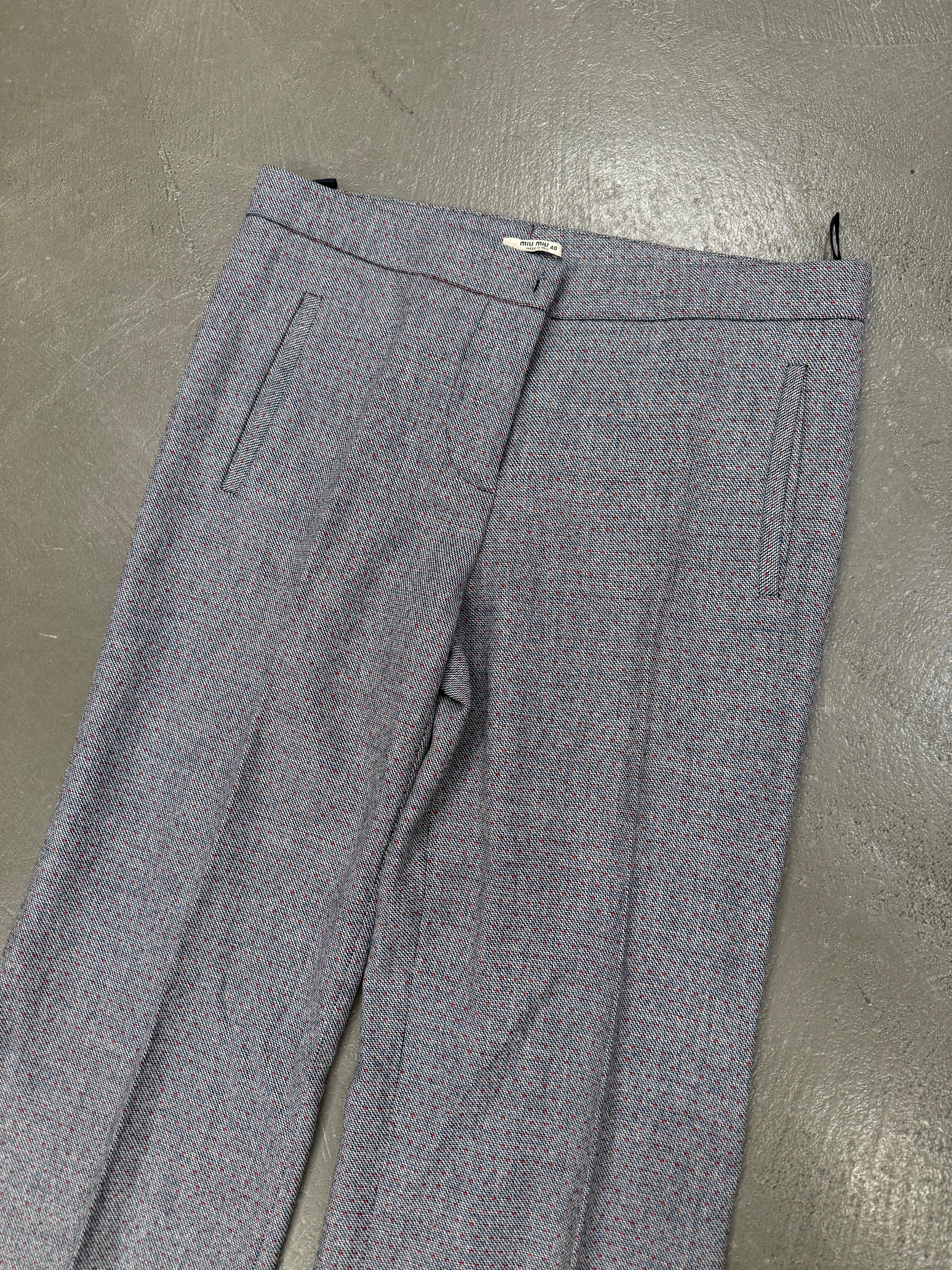 A/W 2008 Miu Miu wool suit pants