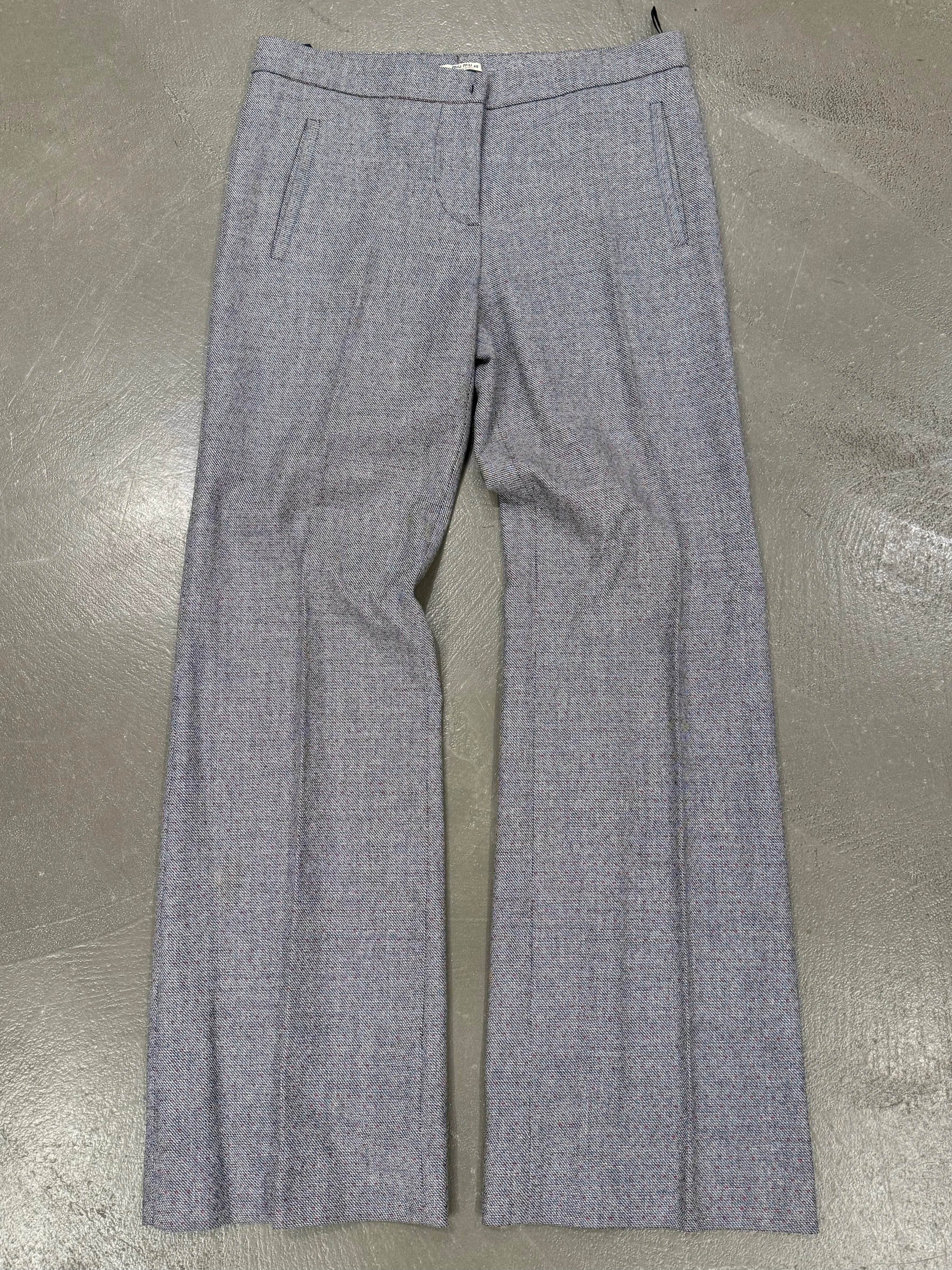 A/W 2008 Miu Miu wool suit pants