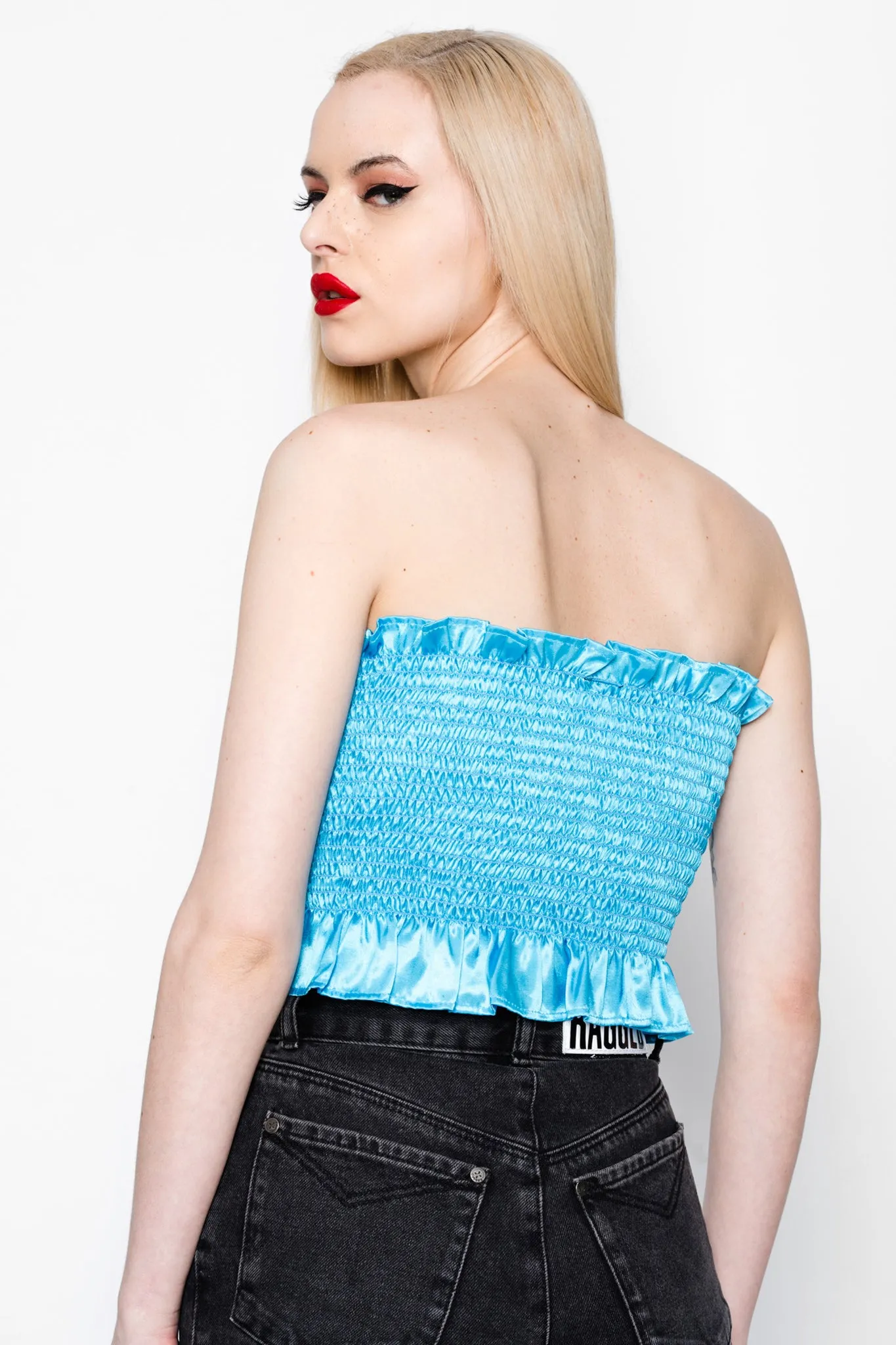 Baby Blue Tube Top