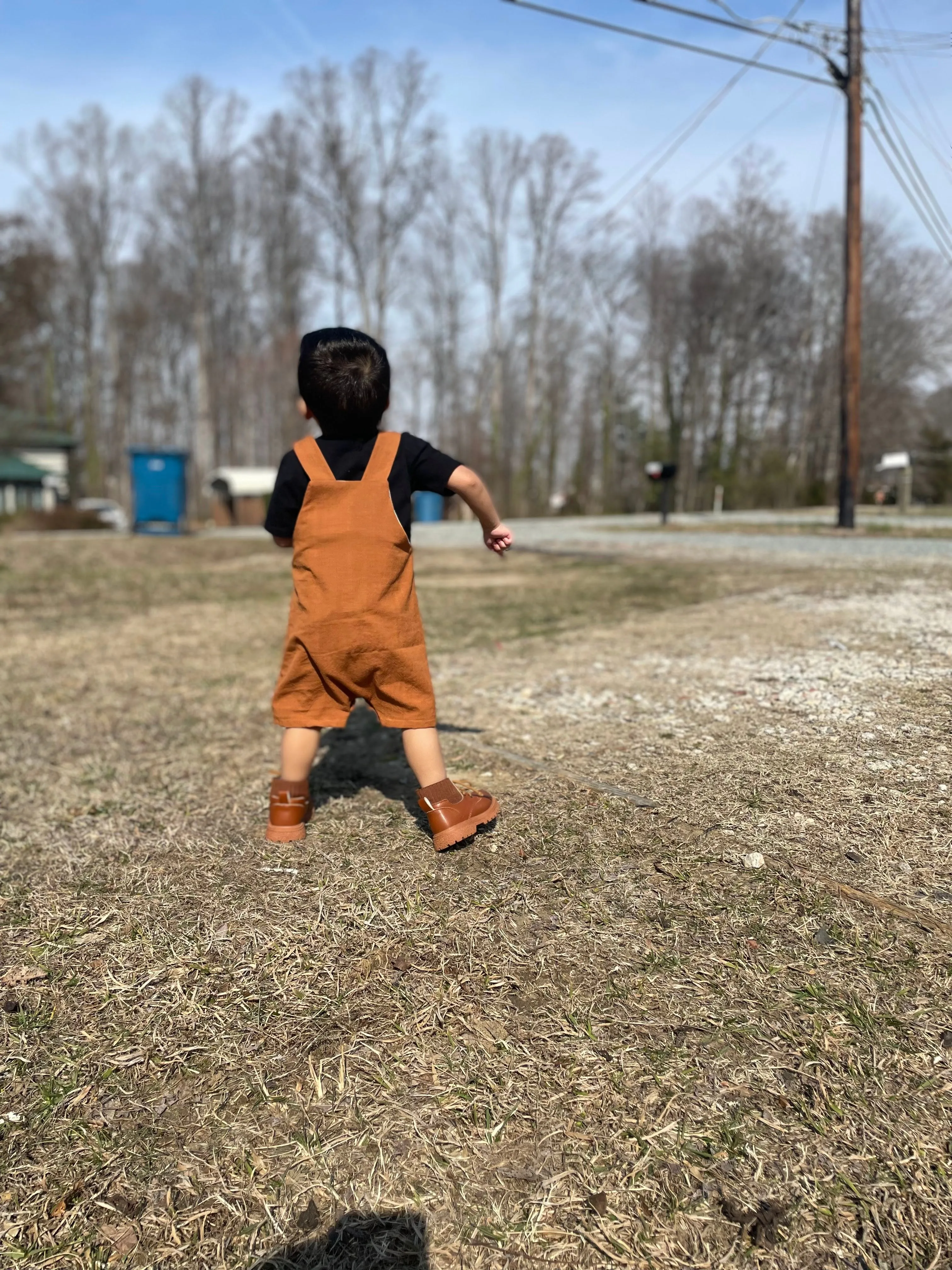 Baby Ginger Overalls