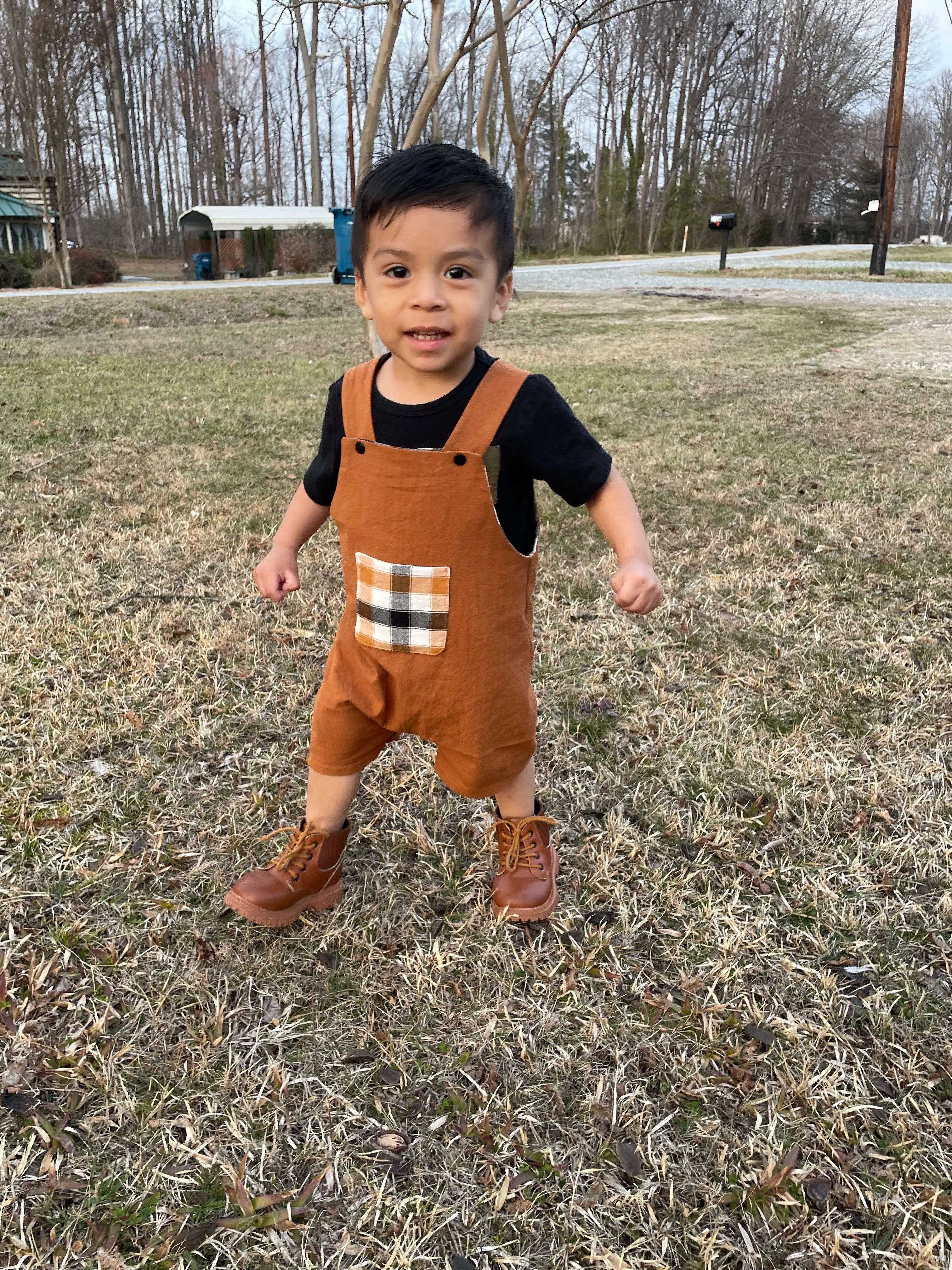 Baby Ginger Overalls