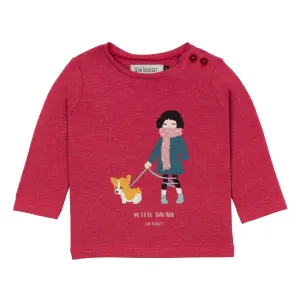 Baby Girls "Girl with Little Puppy" Tee