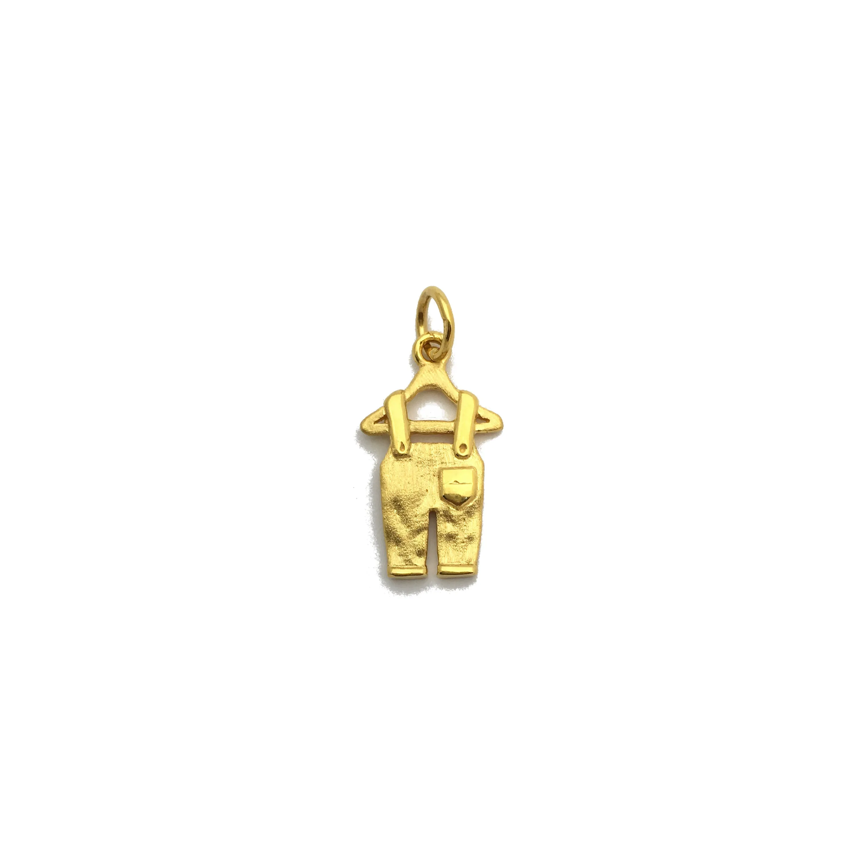 Baby Overalls Pendant (24K)