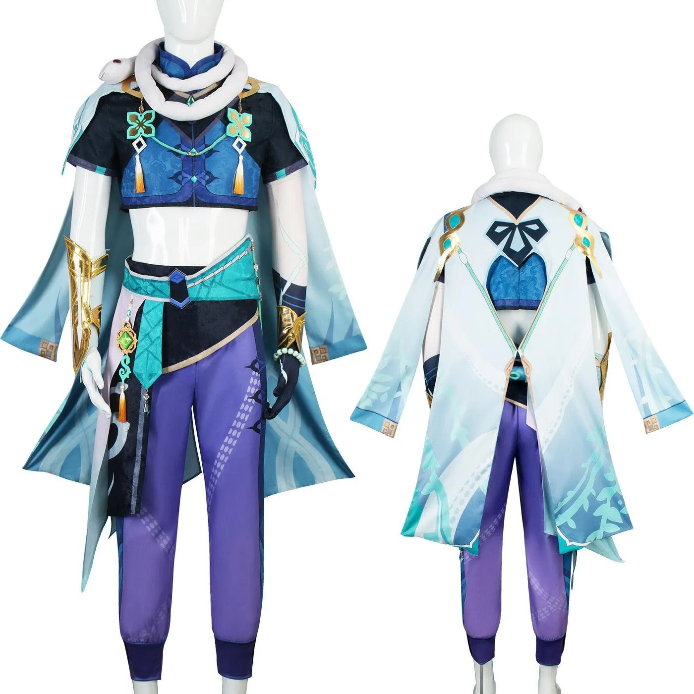 Baizhu Costume Cosplay Suit