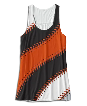 Baltimore Ball Stitch Racerback Tank Top