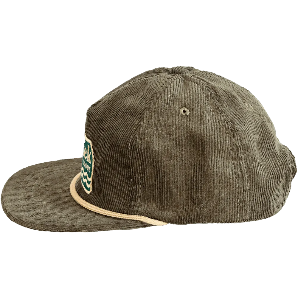 Banks Hemp Corduroy Strapback | Green
