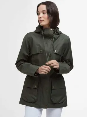 BARBOUR Maple Waterproof Jacket - Women's - Olive/Ancient Tartan