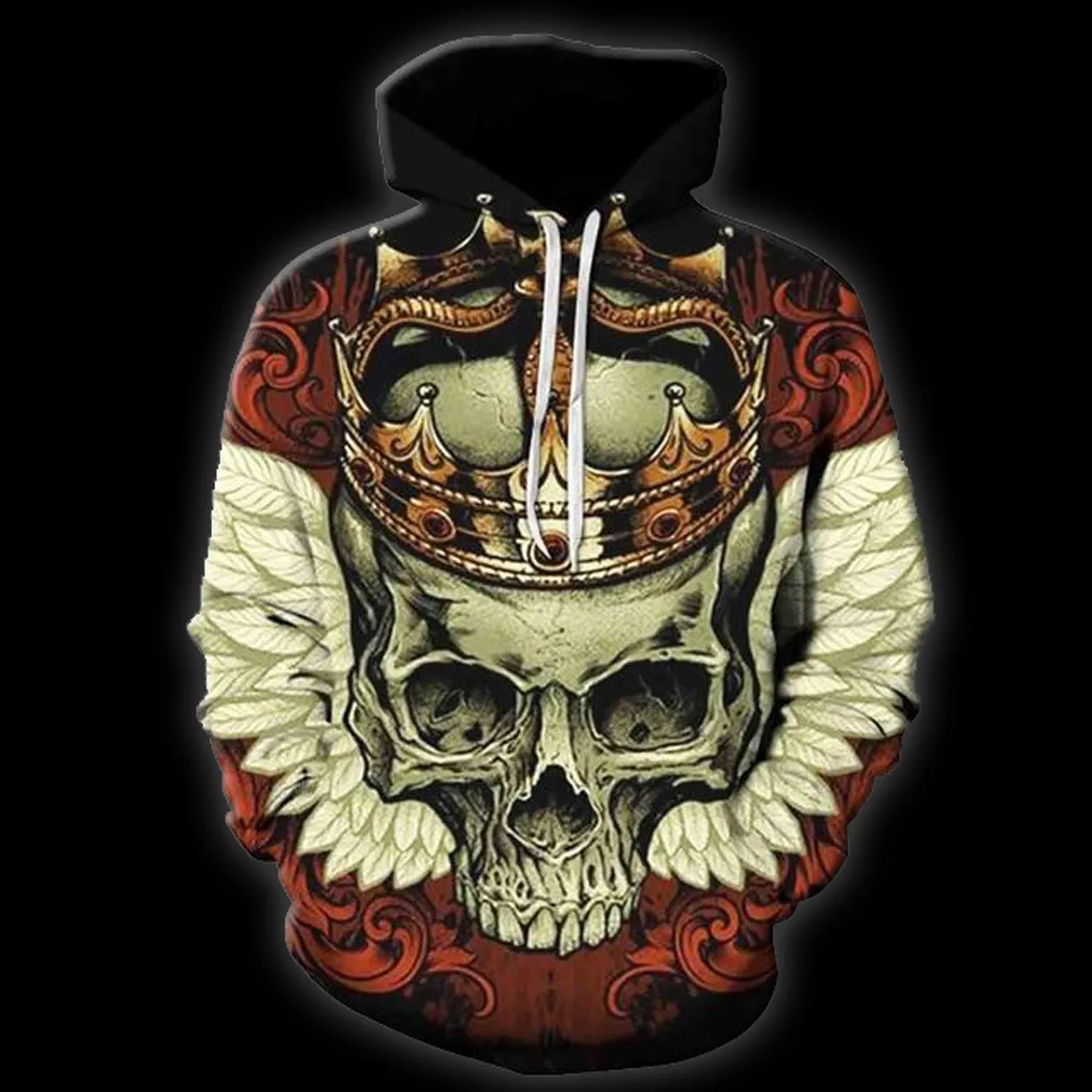 Baroque Skull Hoodies