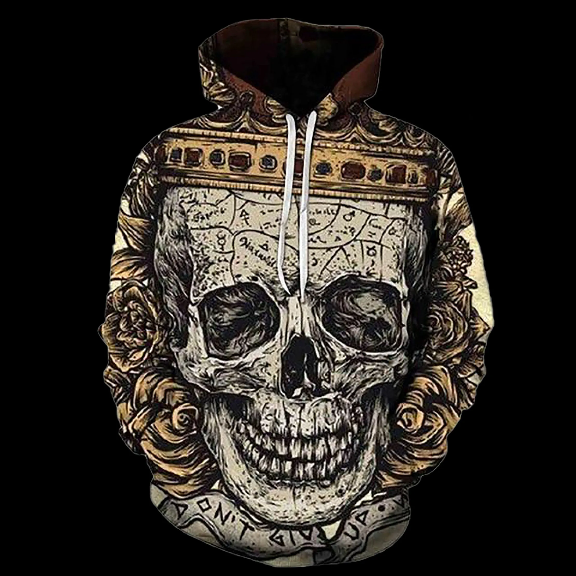 Baroque Skull Hoodies