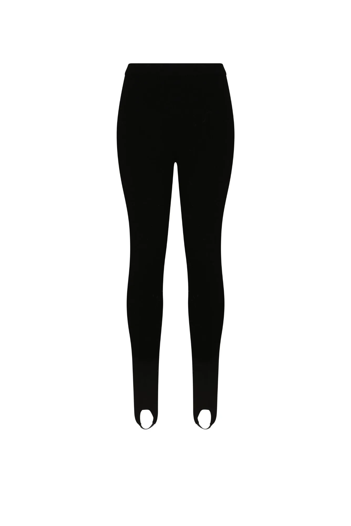 Base Layer Black Ribbed Stirrups