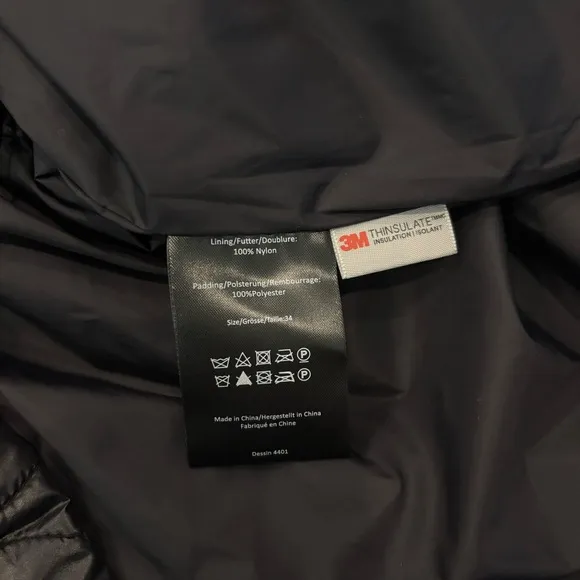 Baum Und Pferdgarten Black Quilted Puffer A-Line Mini Skirt Size XS 34