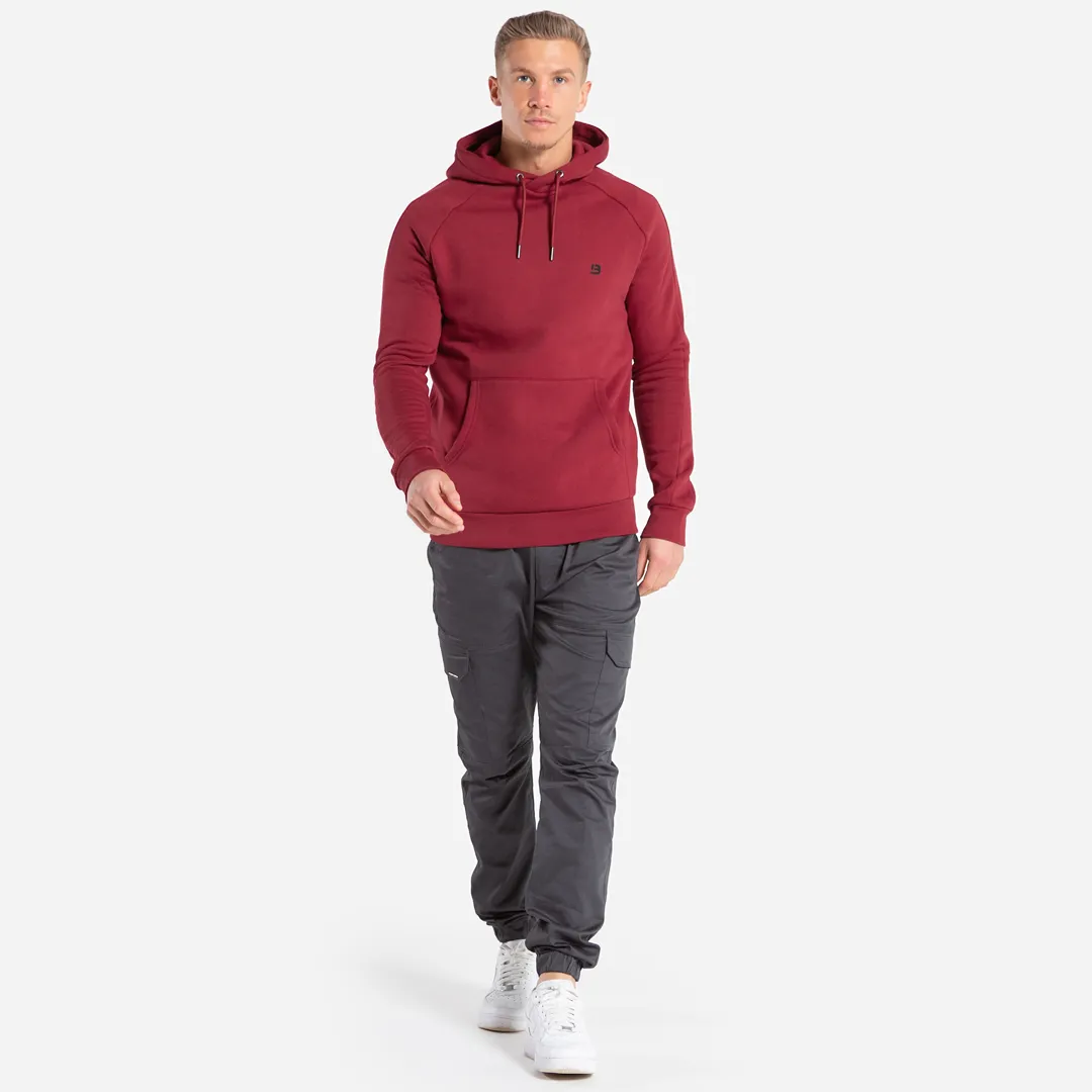 Bee Inspired Signature Raglan Hoodie Red