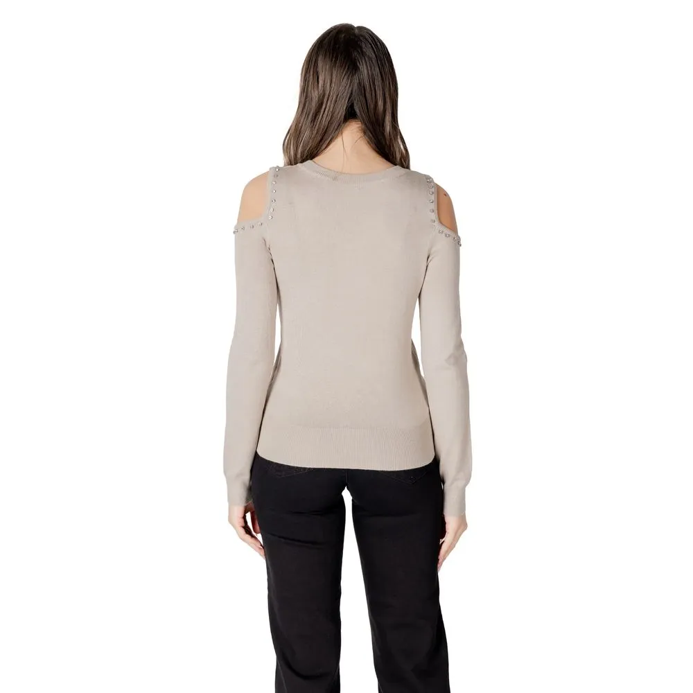 Beige Viscose Tops & T-Shirt
