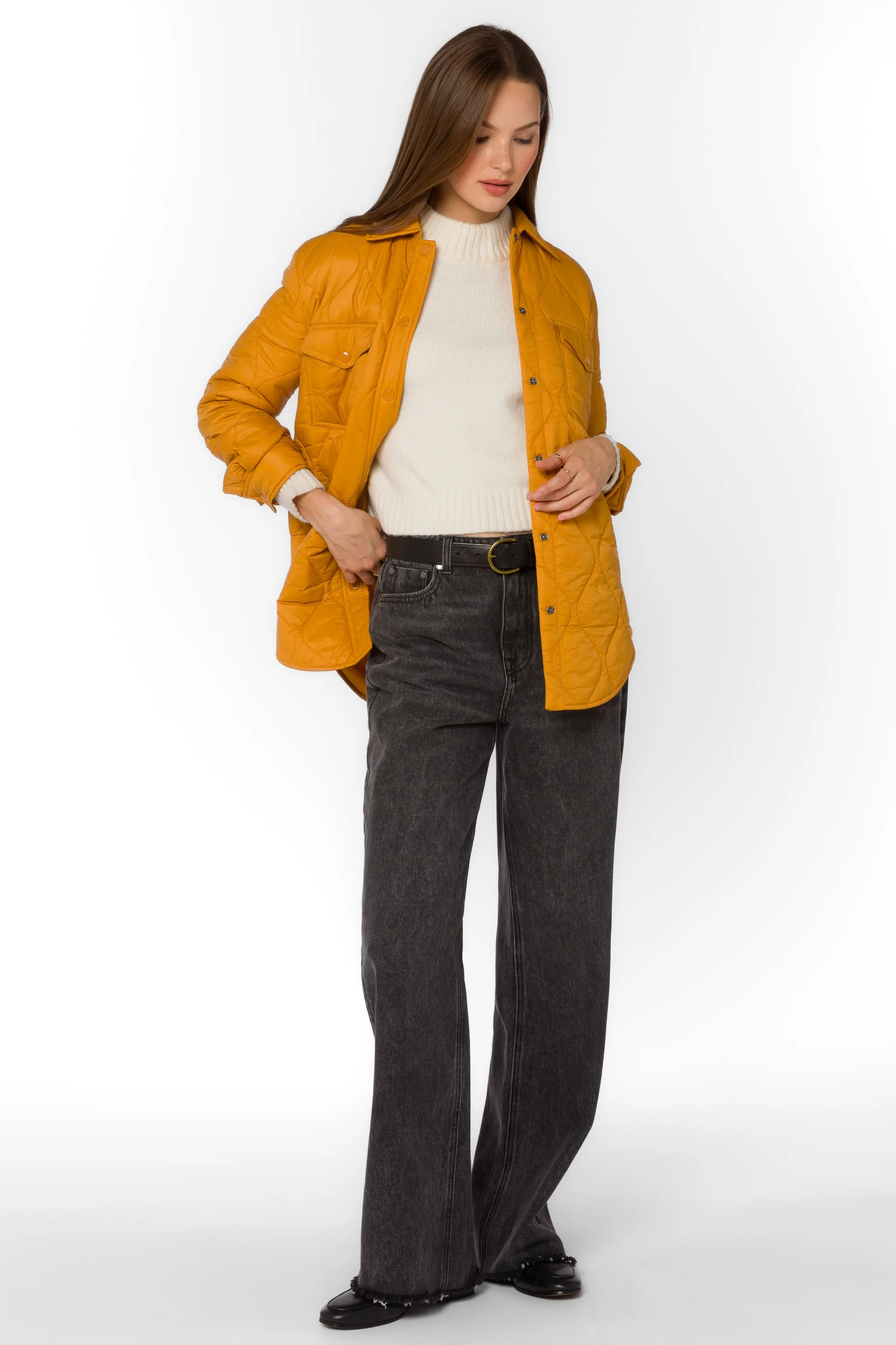 Bella Butterscotch Puffer Jacket
