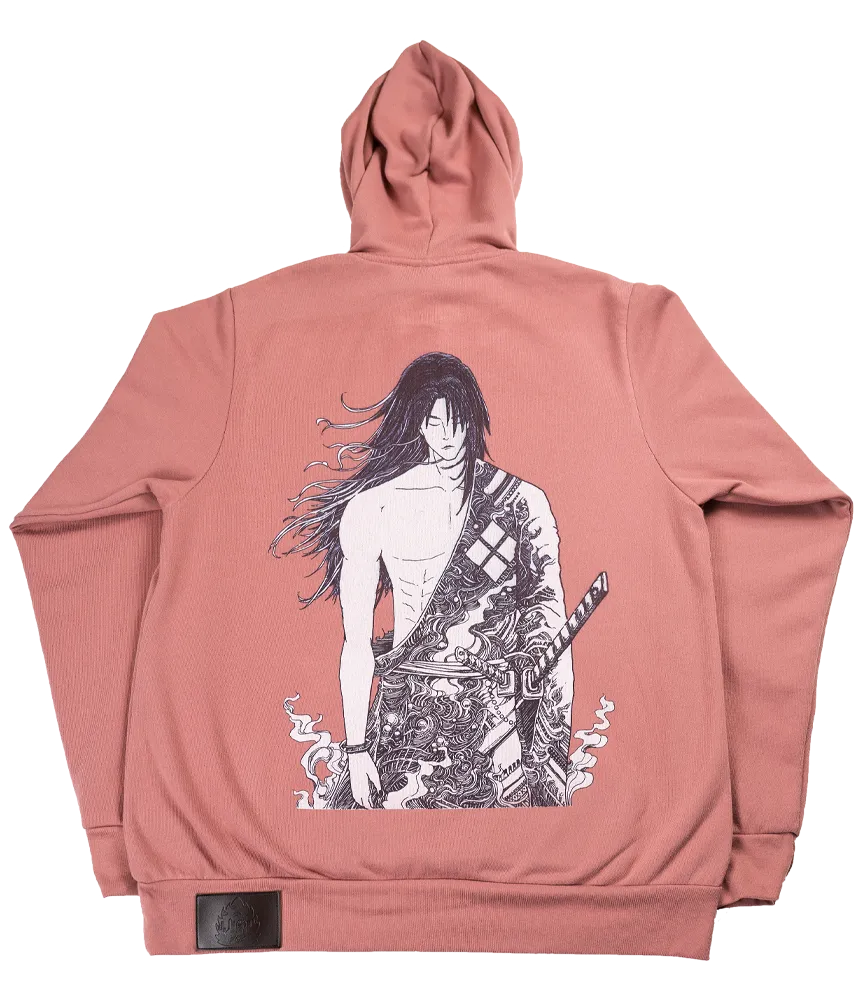 Benevolence Broken - Washed-Clay Fleece Hoodie