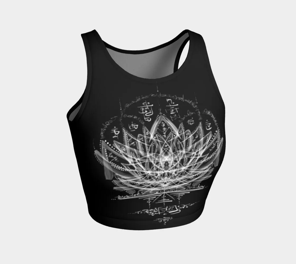 BIO LUMINESCENSE LOTUS - Crop top