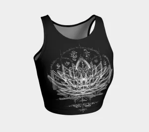 BIO LUMINESCENSE LOTUS - Crop top