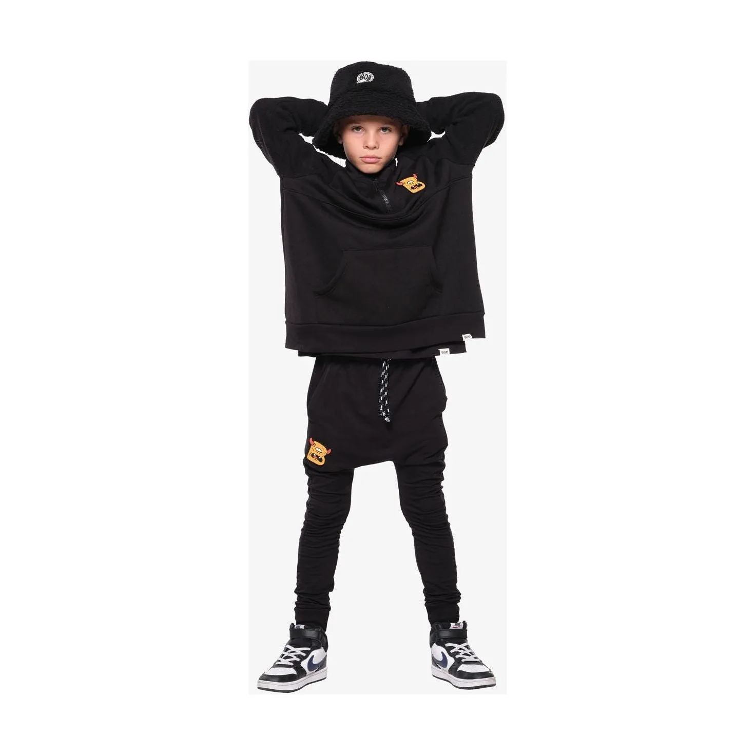 Black B Monster Quarter Zip Polar Fleece