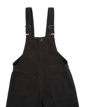 Black Canvas Overalls