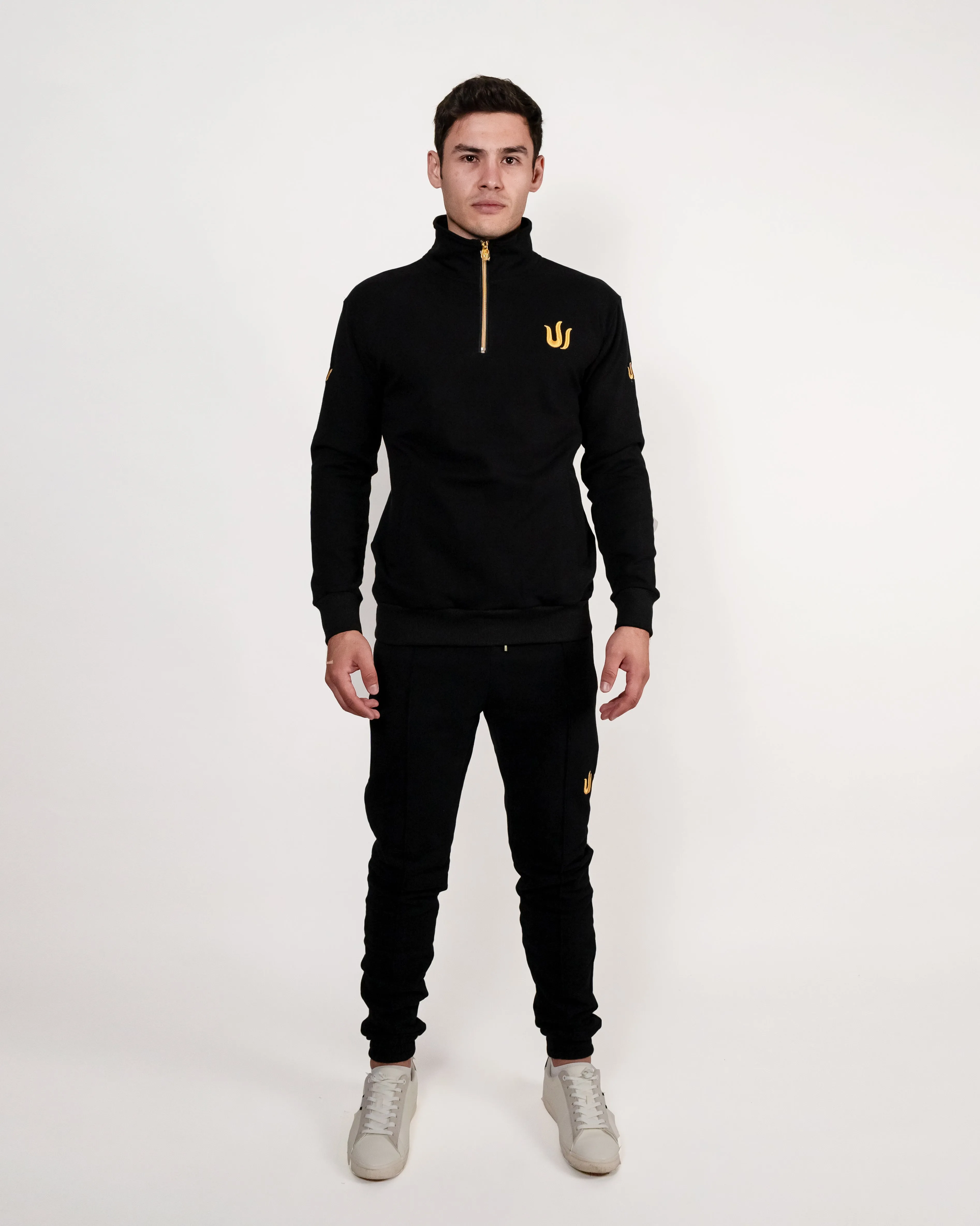 BLACK CLASSIC HIGH NECK SWEATER