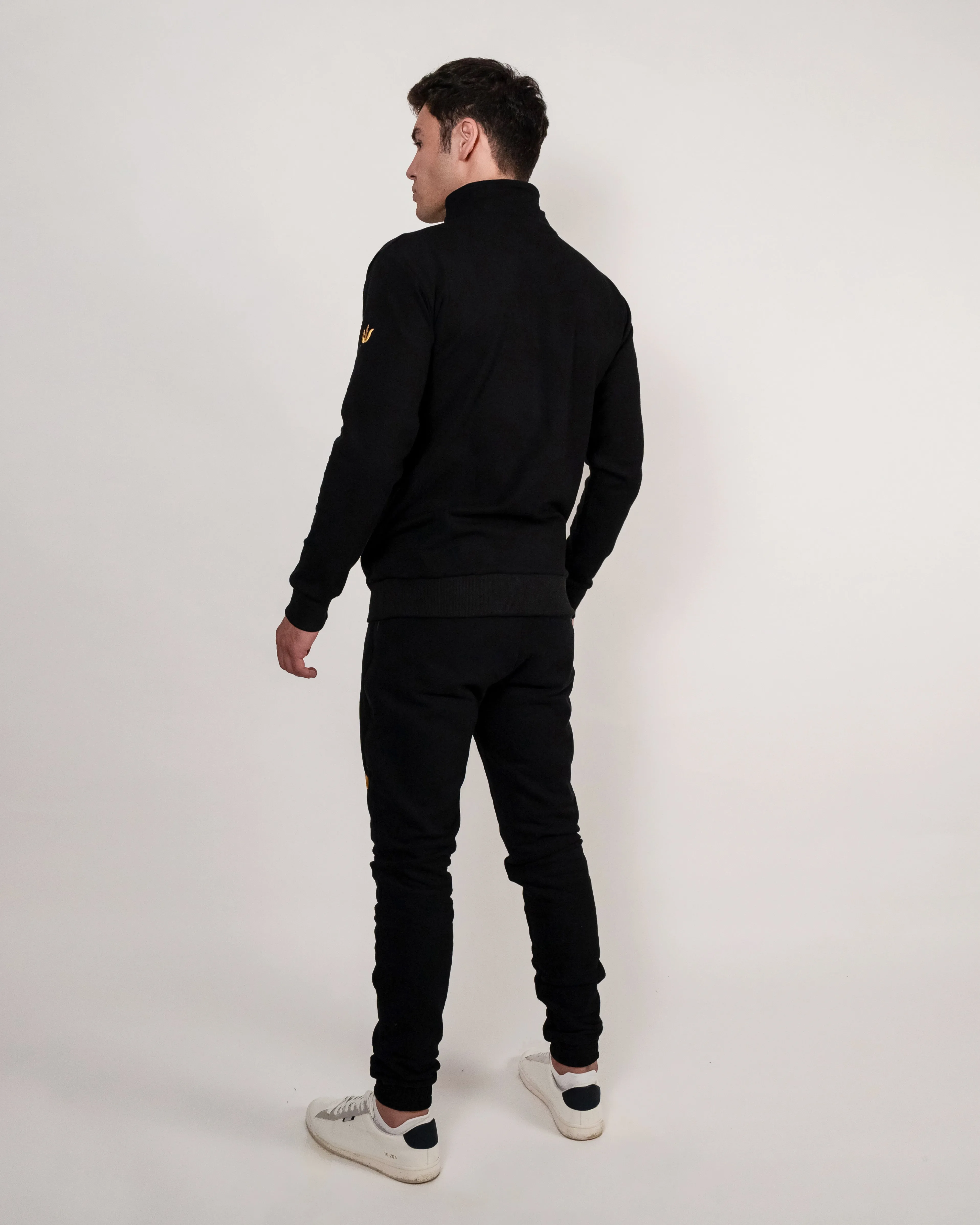 BLACK CLASSIC HIGH NECK SWEATER