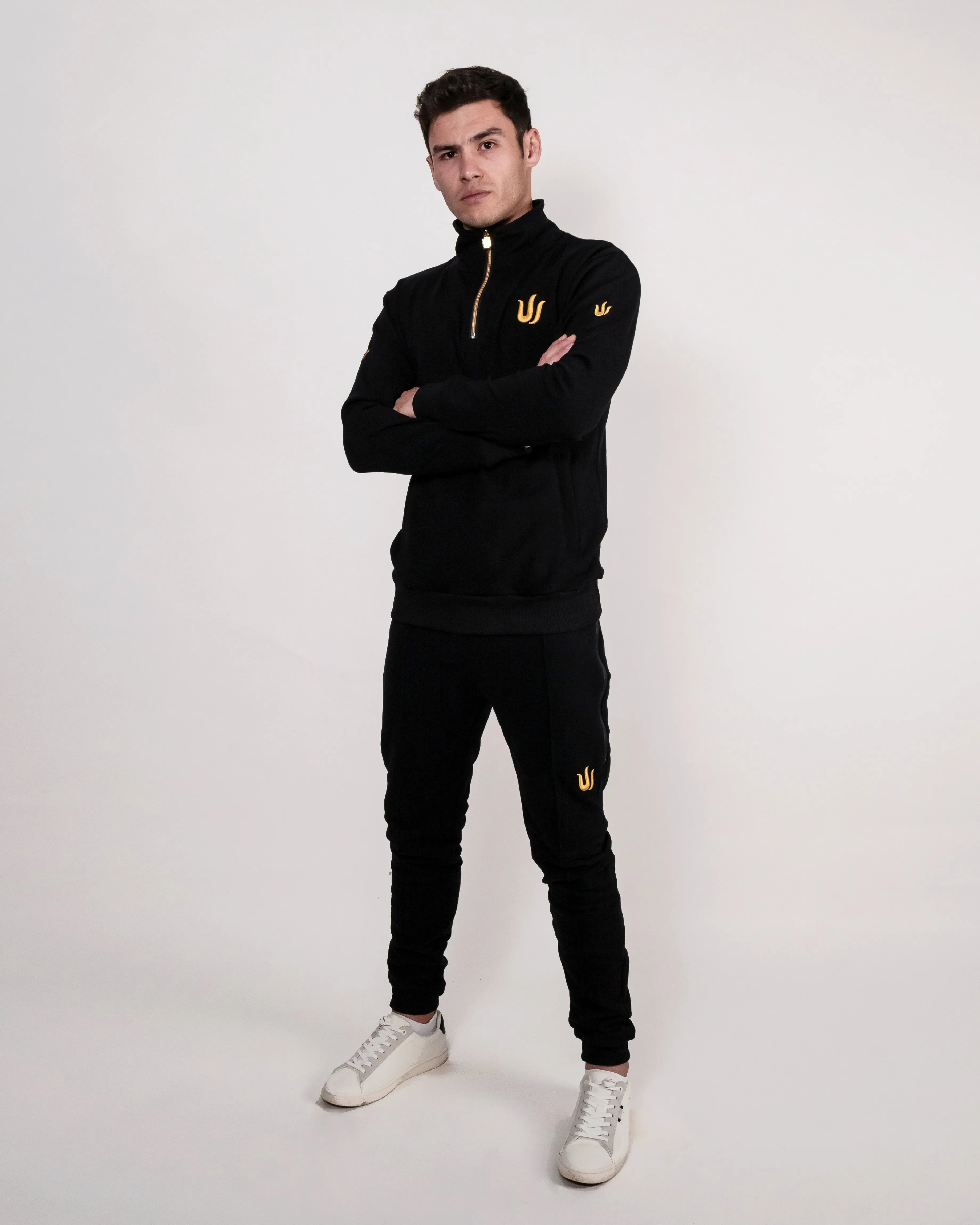 BLACK CLASSIC HIGH NECK SWEATER