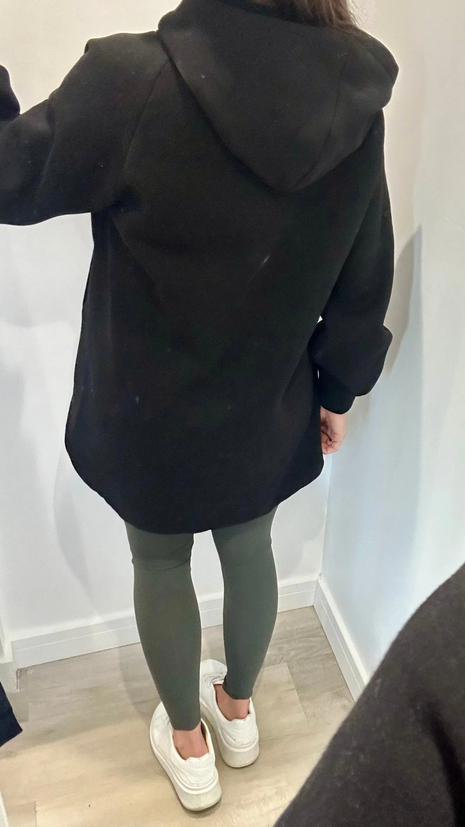 BLACK LEOPARD DRAWSTRING HOODIE