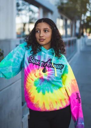 Black SA Drip | Minty Yellow Hoodie