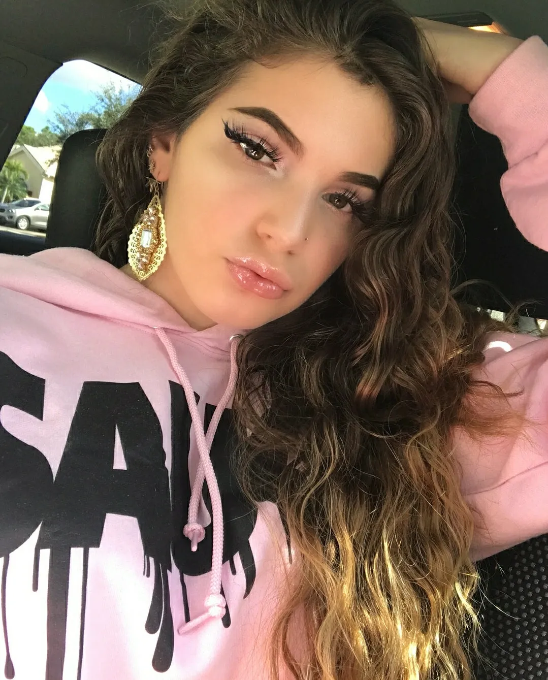 Black Sauce | Light Pink Hoodie