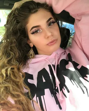 Black Sauce | Light Pink Hoodie